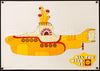 Yellow Submarine Belgian (14x22) Original Vintage Movie Poster
