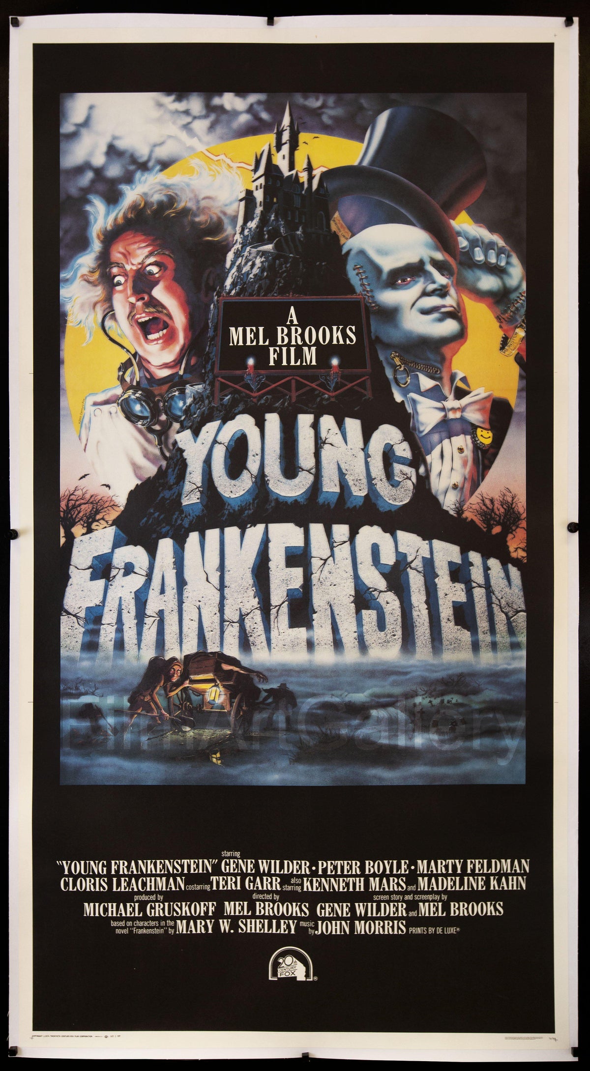 Young Frankenstein 3 Sheet (41x81) Original Vintage Movie Poster