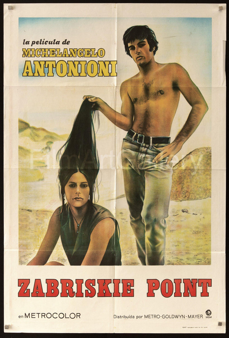 Zabriskie Point 1 Sheet (27x41) Original Vintage Movie Poster