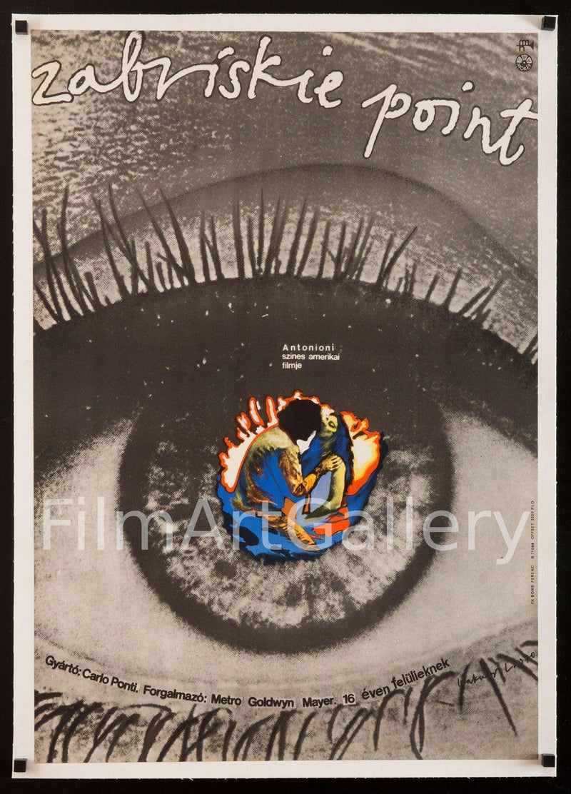 Zabriskie Point 22x32 Original Vintage Movie Poster
