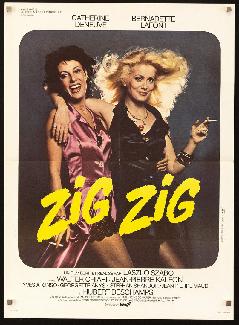 Zig Zig French Small (23x32) Original Vintage Movie Poster